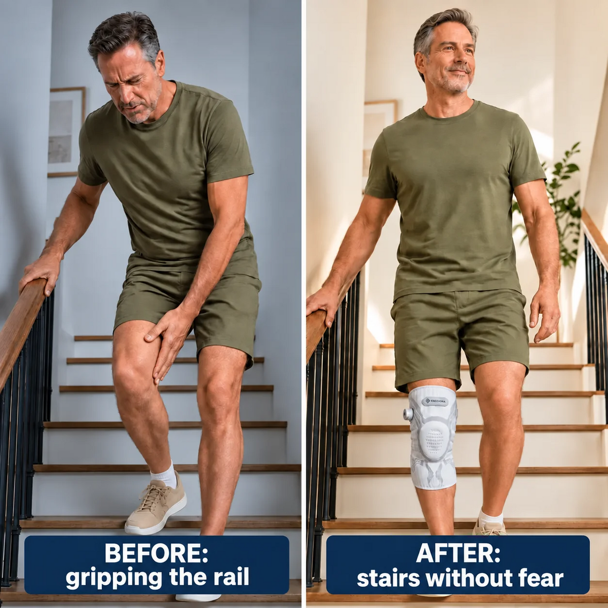 Adjustable Compression Knee Support with Micro-Dial Knob – Perfect Fit for Active Lifestyles