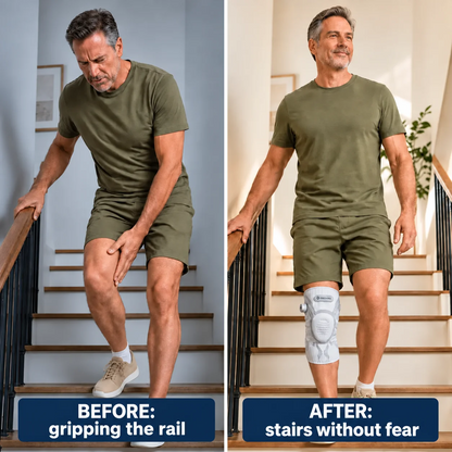Adjustable Compression Knee Support with Micro-Dial Knob – Perfect Fit for Active Lifestyles
