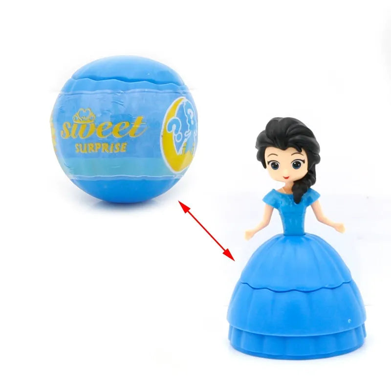 Princess Prefilled Easter Eggs Surprise Toy Basket Stuffers for Girls 6/12 Pack