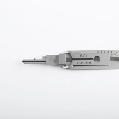 SS001 Pro Precision Locksmith Kit – Stainless Steel Decoder & Pick Set