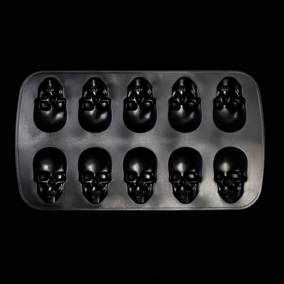 3D Skull Ice Cube Mold – Easy-Release Silicone Tray