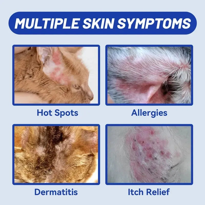Plant-Based Itch Relief Spray for Dogs & Cats – 100ml Soothing Skin Care