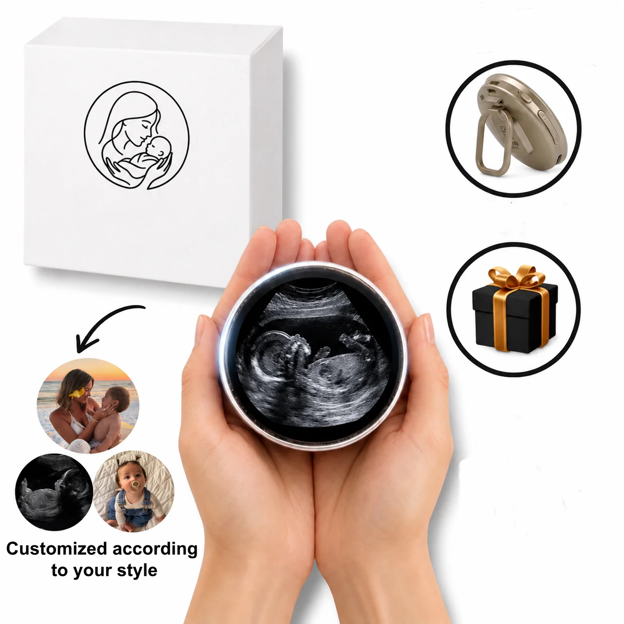 Baby’s First Ultrasound Projector Keepsake – Cherish the Very First Glimpse