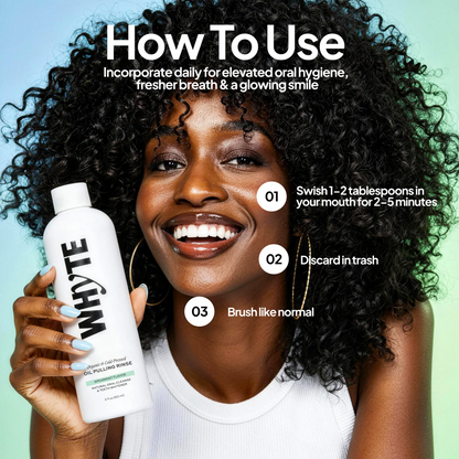 Organic Oil Pulling Mouthwash – Spearmint, Coconut & Clove, 8 fl oz