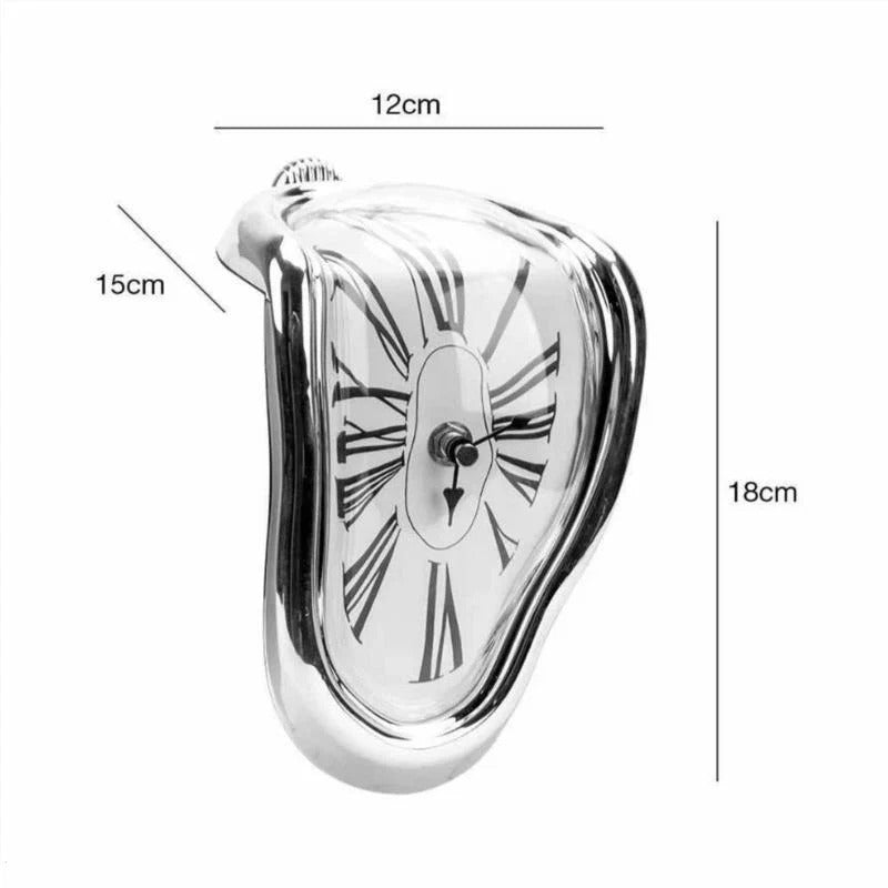 Melting Clock – Salvador Dalí Inspired Surrealist Desk Sculpture