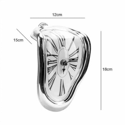 Melting Clock – Salvador Dalí Inspired Surrealist Desk Sculpture