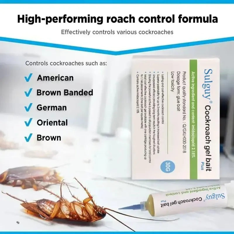Professional Roach Bait Gel – Kill the Colony, Not Just the Roach