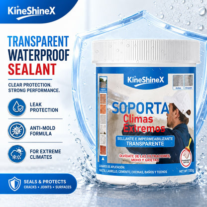 Transparent Waterproof Sealant – Flexible Polymer Emulsion Crack Filler for Roof, Walls & Tiles