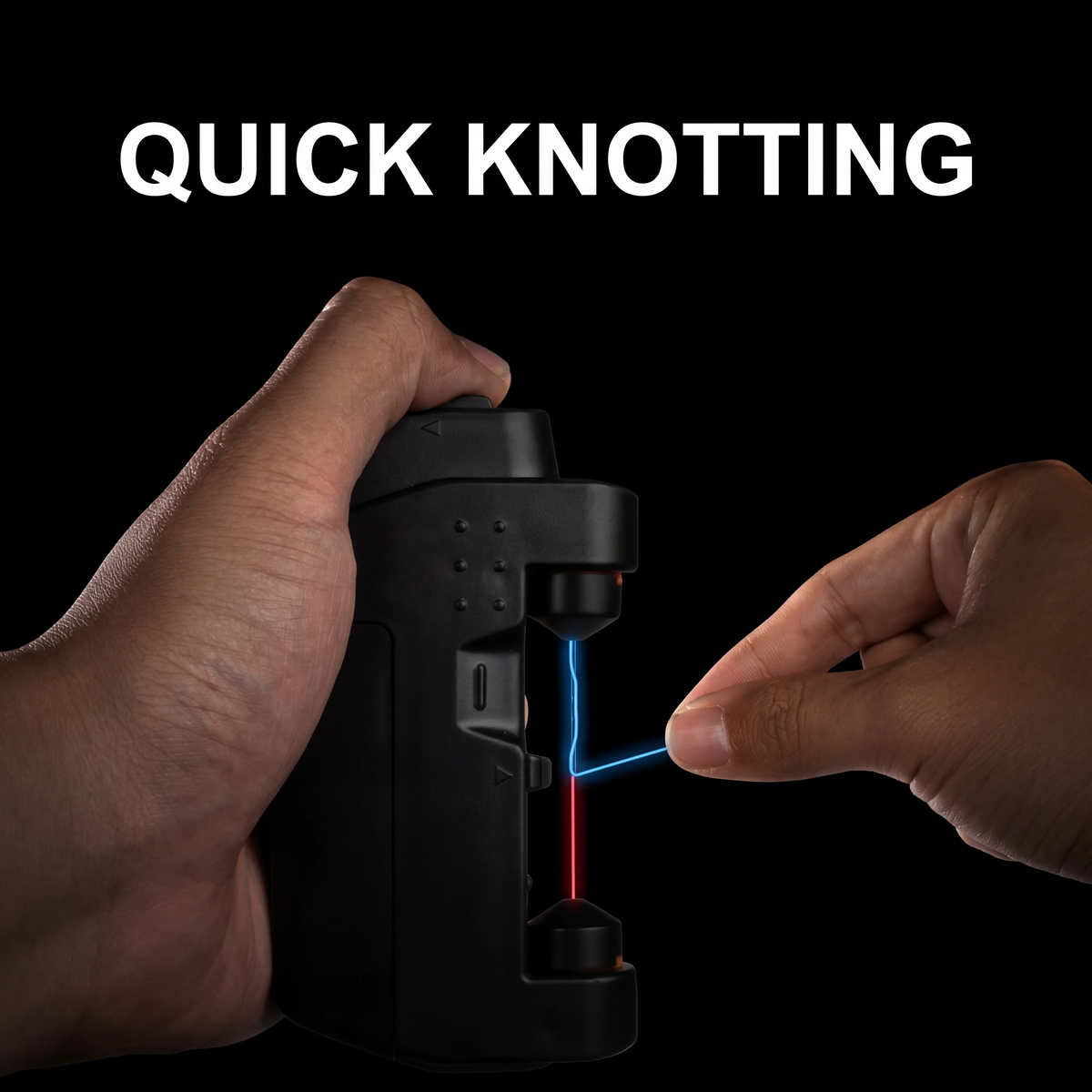 Automatic Knot Tying Tool for Anglers