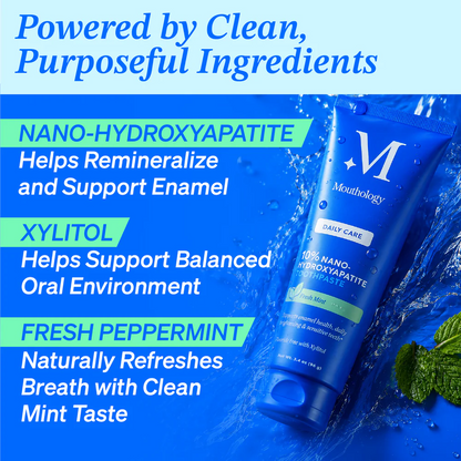 10% Nano-Hydroxyapatite Toothpaste – Natural Enamel Support, SLS & Fluoride Free