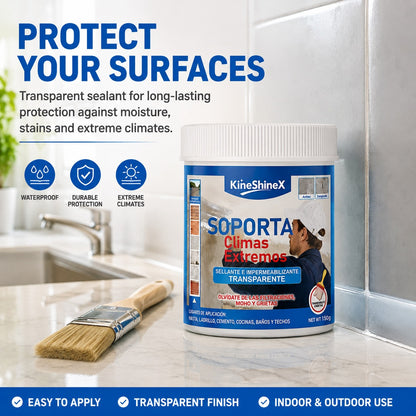 Transparent Waterproof Sealant – Flexible Polymer Emulsion Crack Filler for Roof, Walls & Tiles
