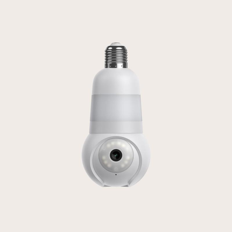 💡 360° WiFi Bulb Camera with Smart Remote Monitoring