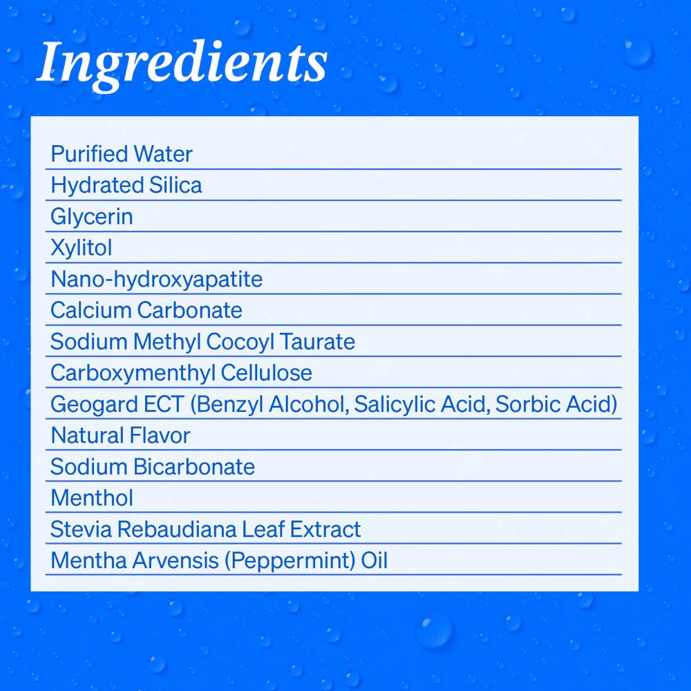 10% Nano-Hydroxyapatite Toothpaste – Natural Enamel Support, SLS & Fluoride Free
