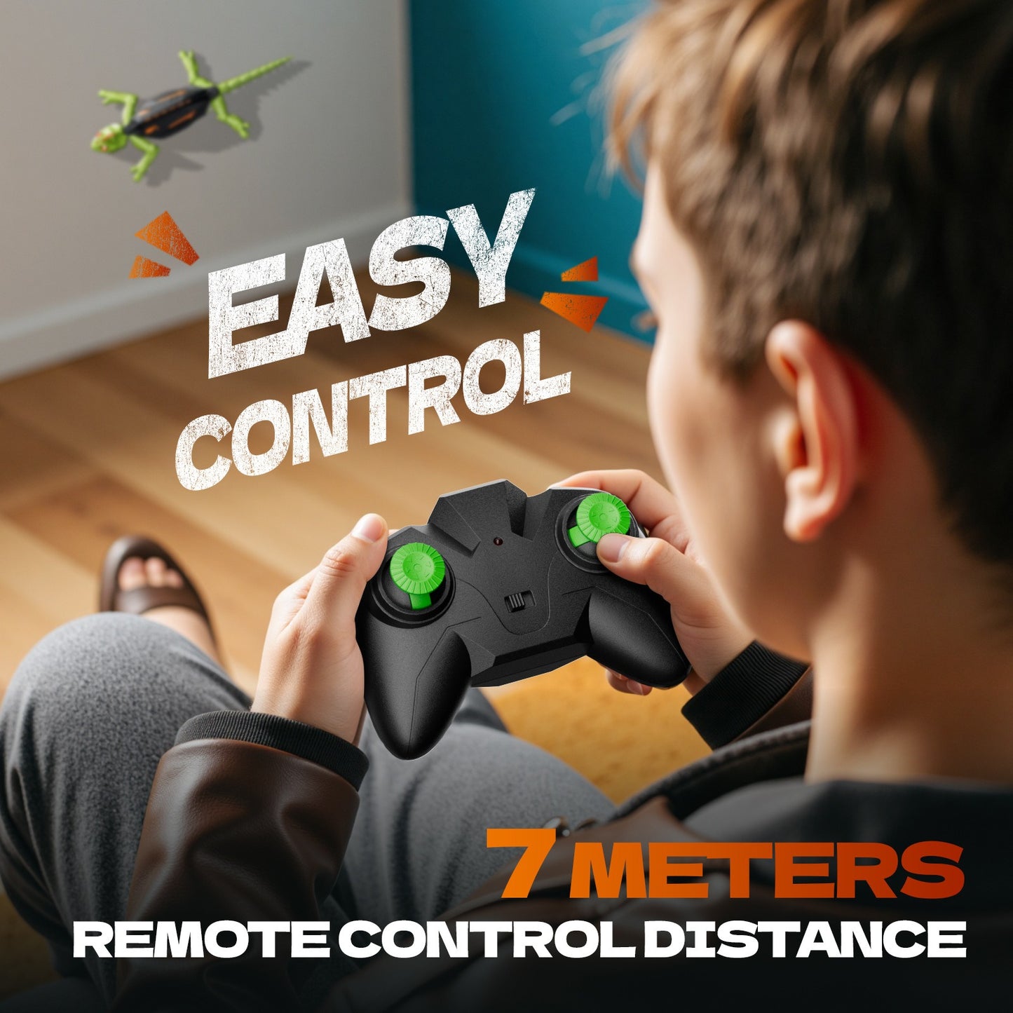 Gecko Wall Racer – Remote Control Climbing Gecko with Glowing LED Eyes