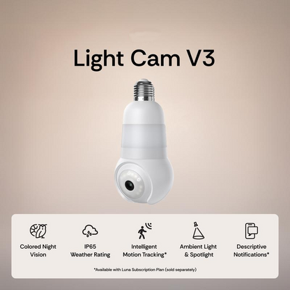 💡 360° WiFi Bulb Camera with Smart Remote Monitoring