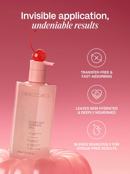 Clear Sun Tanning Gel – Natural Golden Glow, No Streaks