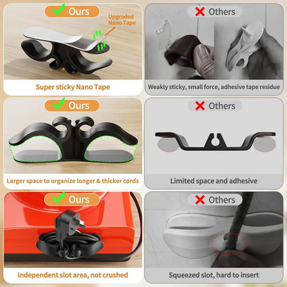 10-Pack Kitchen Appliance Cord Organizer – Tidy Wires, Clean Counter