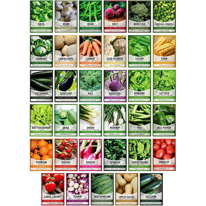 🌱Survival Vegetable Garden Kit – 35 Essential Varieties (16,000+ Pieces)