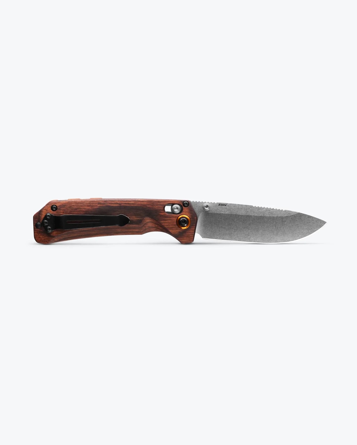 BM 15062 Grizzly Creek Folding Tool – Stabilized Wood Handle