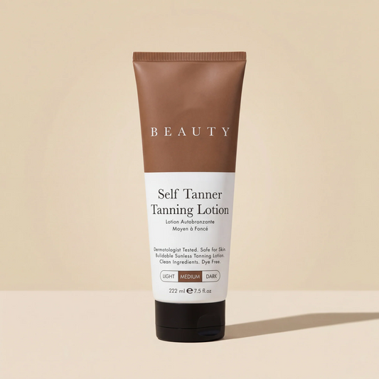 Gradual Self Tanner Body Lotion – Natural Hydrating Sunless Glow