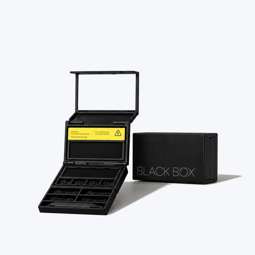 Lash Stamp & Storage Kit – Sleek Black Case, Perfect Lines in Seconds