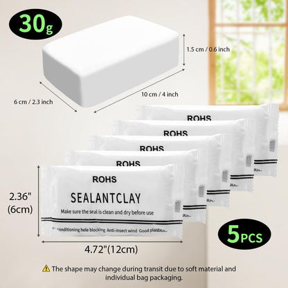 6 PCS Waterproof Seal Putty for Wall Holes & Pipe Repairs