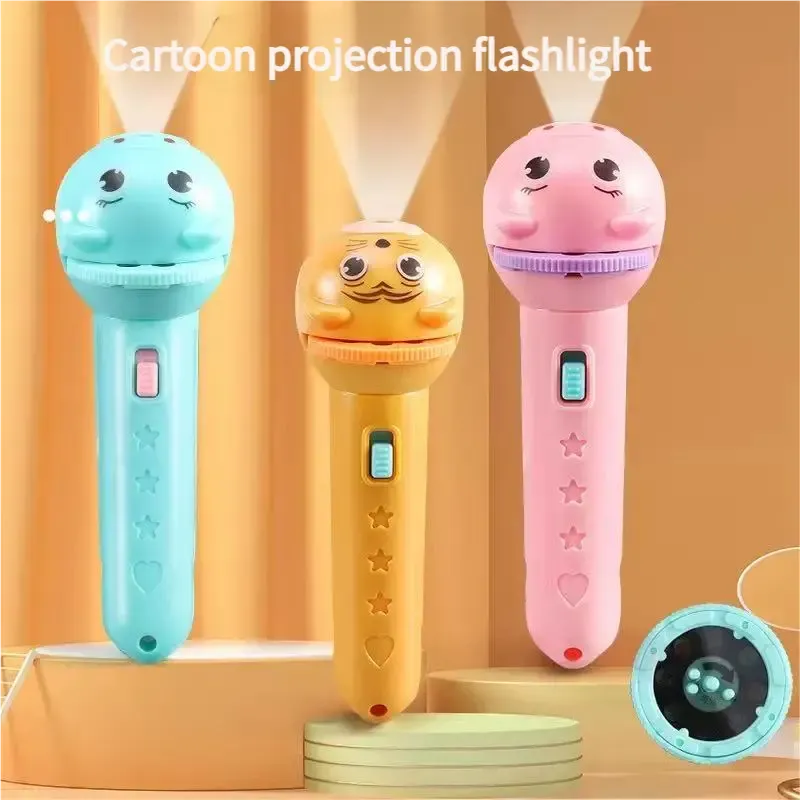 Kids' Projection Flashlight – 80 Patterns, Bedtime Story & STEM Learning Toy