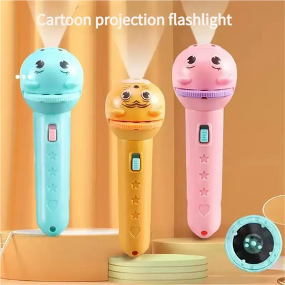 Kids' Projection Flashlight – 80 Patterns, Bedtime Story & STEM Learning Toy