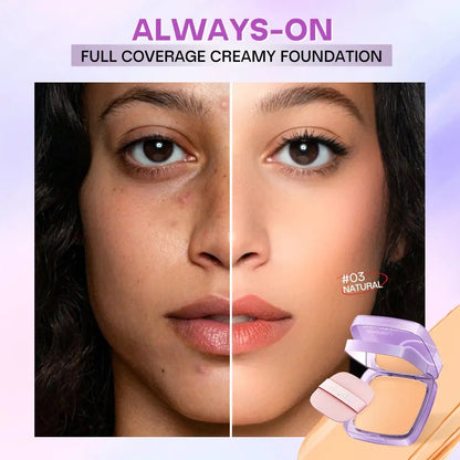 Always-On Full Coverage Creamy Foundation – Waterproof SPF 30 PA+++
