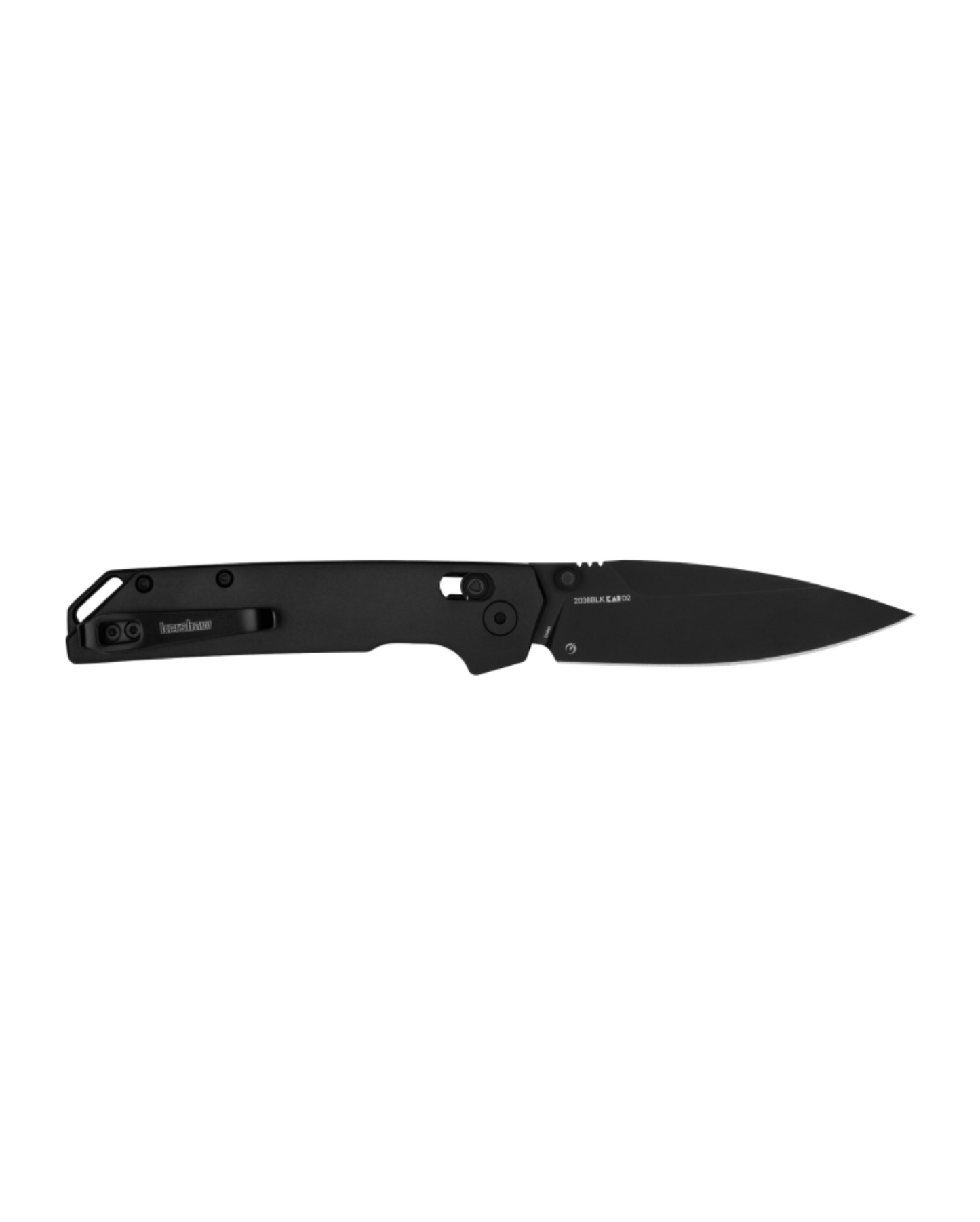 K-Iridium 2038 D2 Reverse Tanto Folding Tool – DuraLock, Aluminum, USA Design
