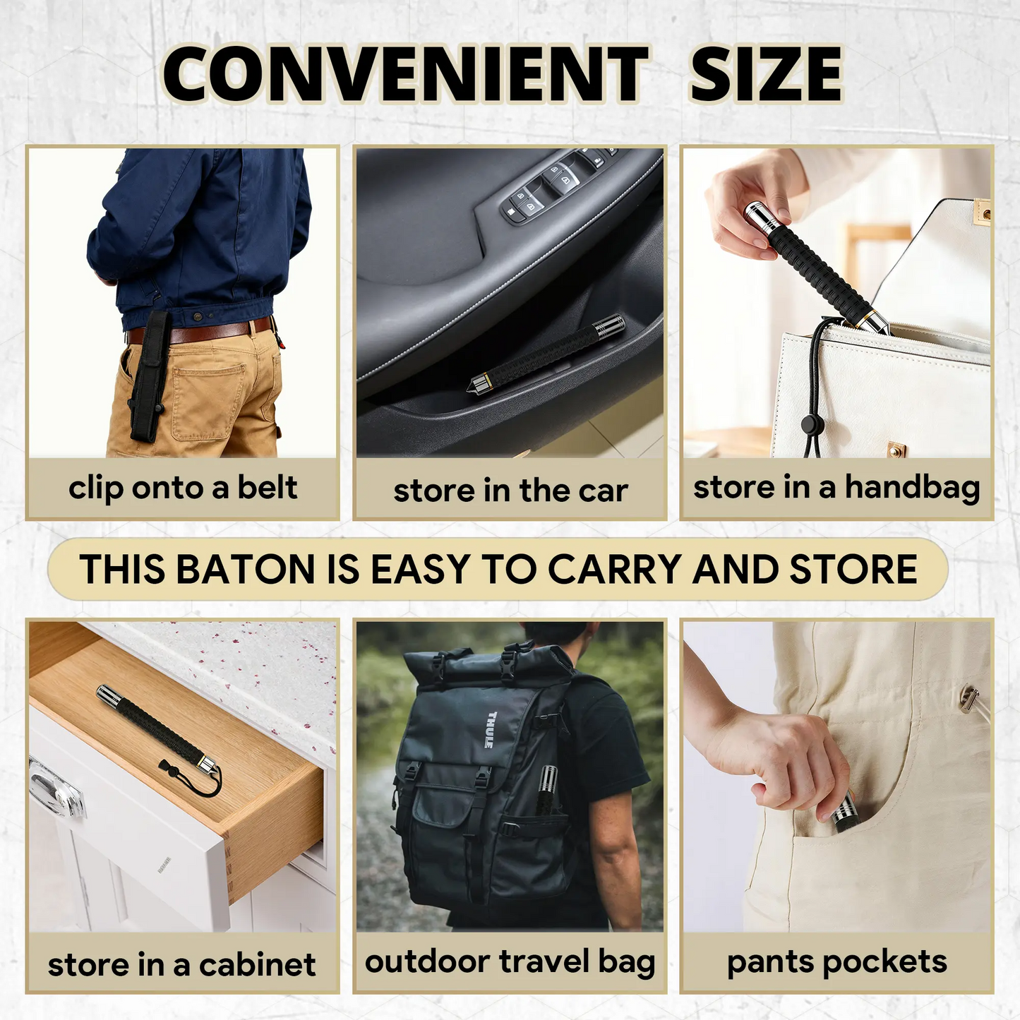 26" Collapsible Trekking Poles – Lightweight, Adjustable & Anti-Slip for Hiking