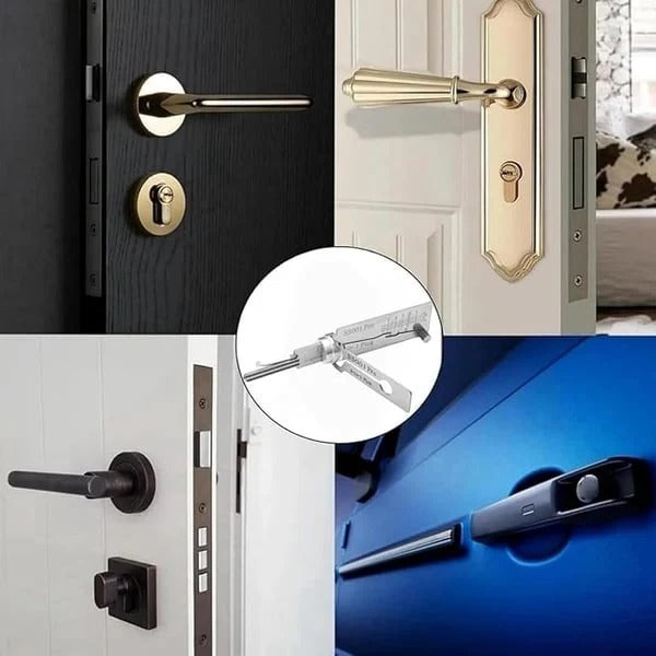 SS001 Pro Precision Locksmith Kit – Stainless Steel Decoder & Pick Set