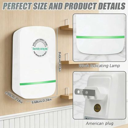 Smart Energy Saver Box – Electricity Saving Device with Multi Plug Options