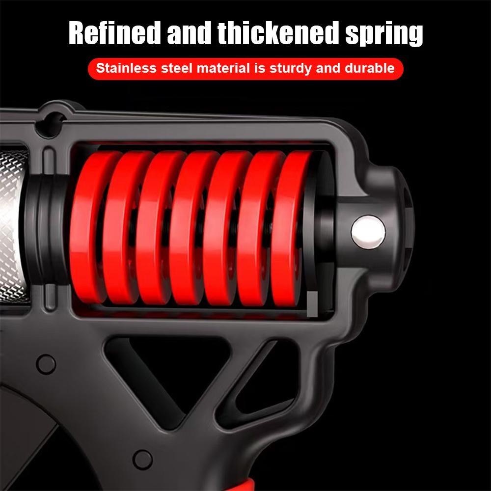 Adjustable Hand Grip Strengthener 11-364 lbs – Digital Counter, Forearm Trainer