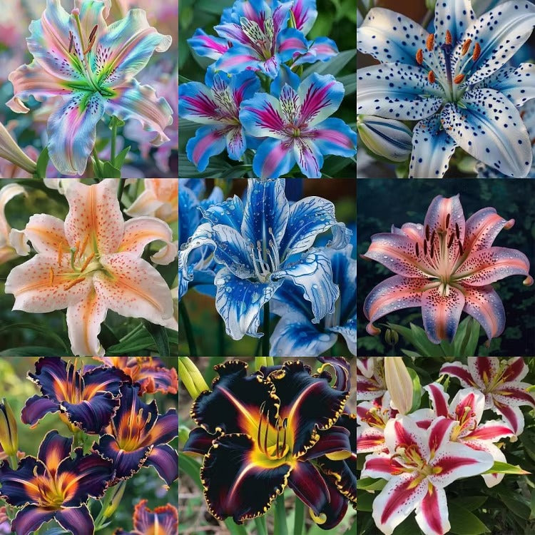  Rare Exquisite Lily Blooms of Elegance and Grace Plant Kit