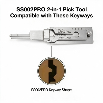 Pro Series Precision Locksmith Pick Set – Stainless Steel Decoder & Keyway Tools