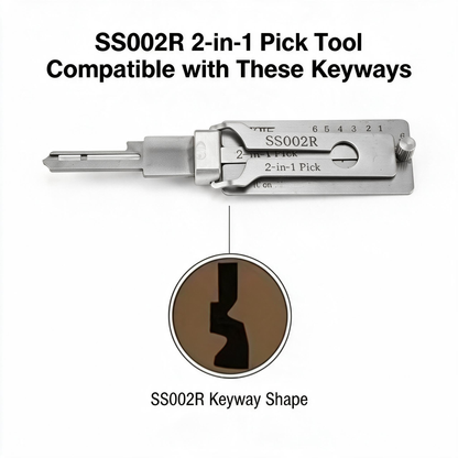 Pro Series Precision Locksmith Pick Set – Stainless Steel Decoder & Keyway Tools
