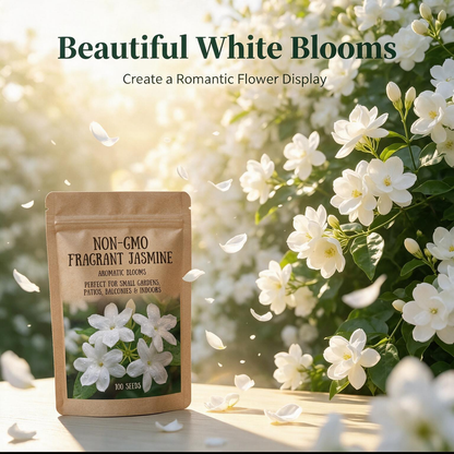 Non-GMO Fragrant Jasmine – Aromatic Blooms for Small Gardens, Patios, Balconies & Indoor