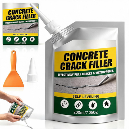 Self-Leveling Crack Sealant – Quick-Dry Concrete Filler for Driveways, Patios & Garages