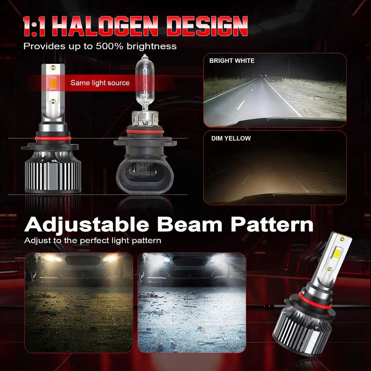 Replacement LED Bulbs for Nissan Titan 2004-2015 – 6500K Cool White, Plug & Play