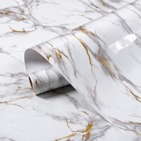 Gold Flake White Marble
