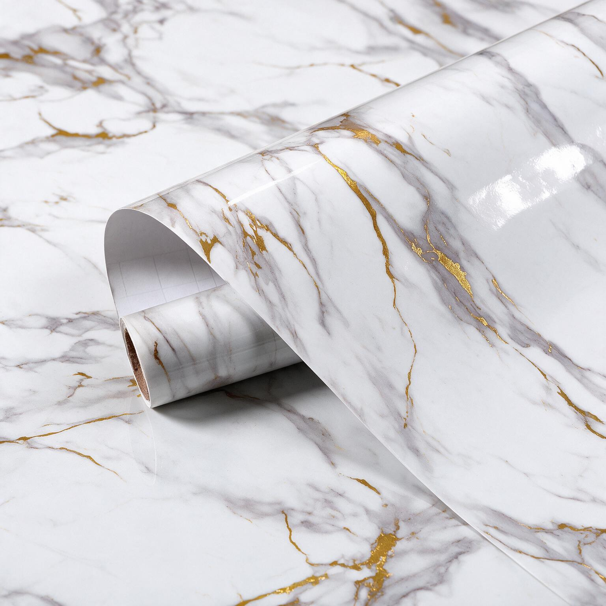 Matte Marble Contact Paper – Peel & Stick Waterproof Vinyl Wrap