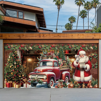 Christmas Garage Door Banner – 10 Festive Designs, Instant Holiday Curb Appeal