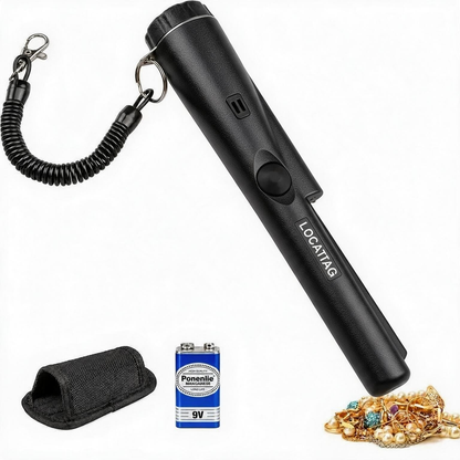 Handheld Metal Detector Pinpointer – 360° Precision Treasure Finder
