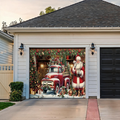 Christmas Garage Door Banner – 10 Festive Designs, Instant Holiday Curb Appeal