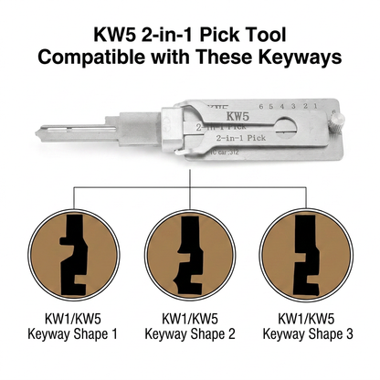 Pro Series Precision Locksmith Pick Set – Stainless Steel Decoder & Keyway Tools
