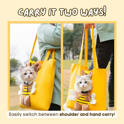 Pet Travel Canvas Cat Carrier bag