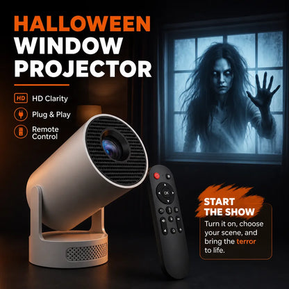 Halloween Window Projector with 40 Creepy Projection Scenes