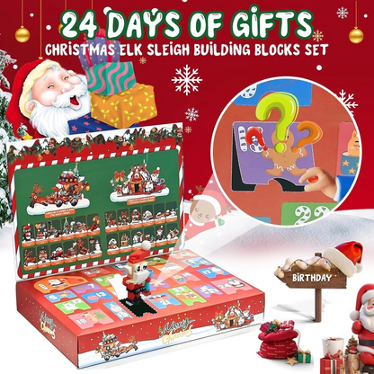 Christmas Building Blocks Christmas Village House Building Set