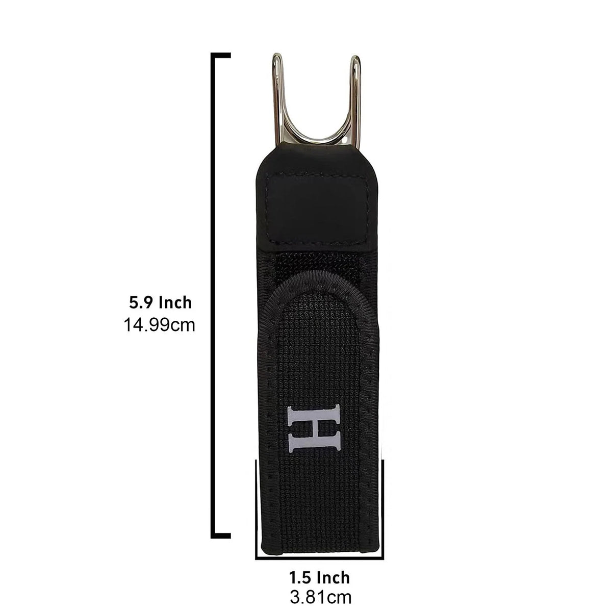 2Pcs Metal Hook Elastic Belt